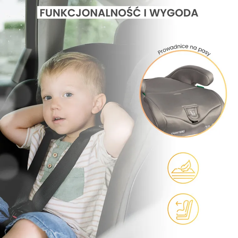 Caretero, Falcon i-Size, fotelik samochodowy, pink, 76-150 cm