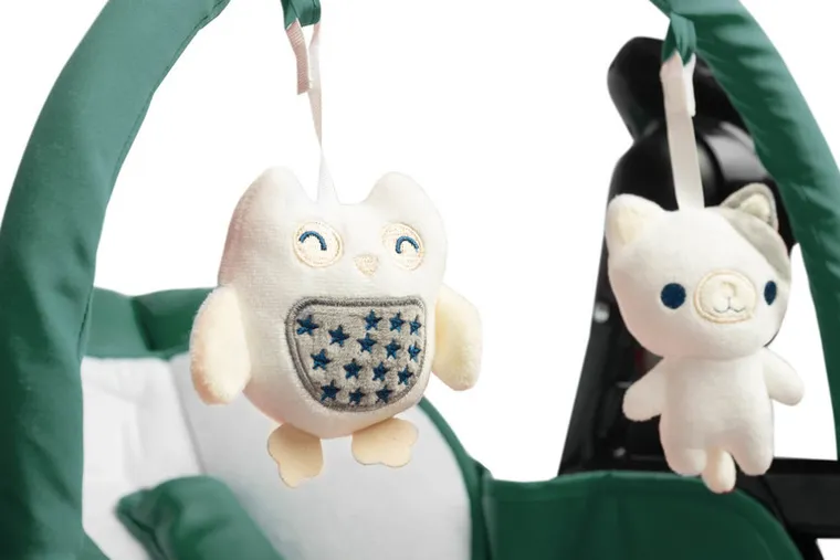 Caretero, Indigo Black, krzesełko + huśtawka, Green