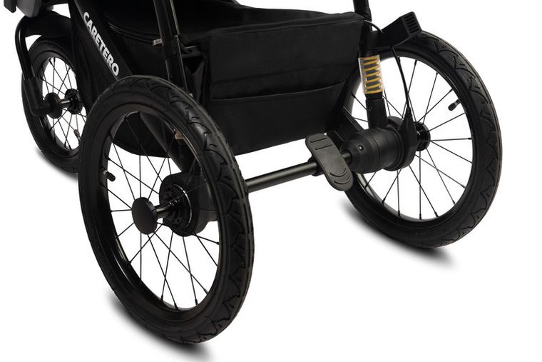 Caretero, Lima Deluxe, wózek spacerowy, black