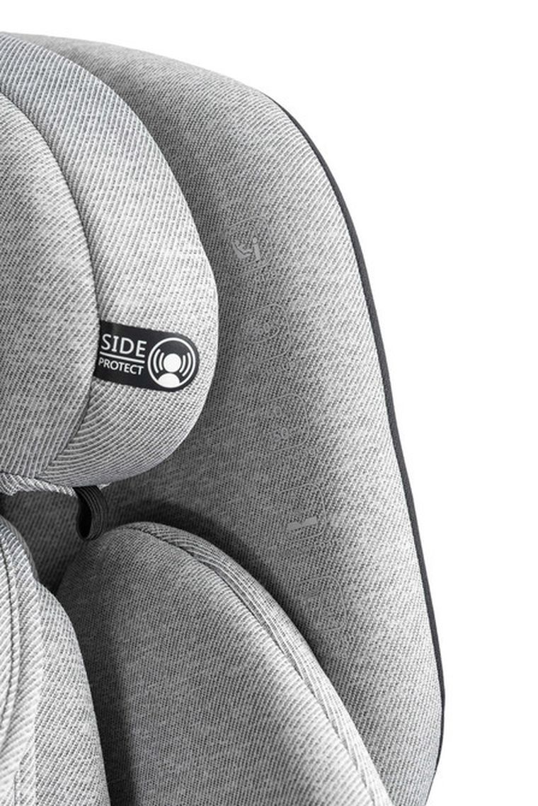 Caretero, Lumi, i-Size, fotelik samochodowy, light grey, 40-150 cm