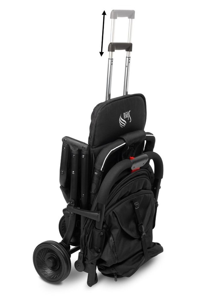 Caretero, Sfera, wózek spacerowy Black