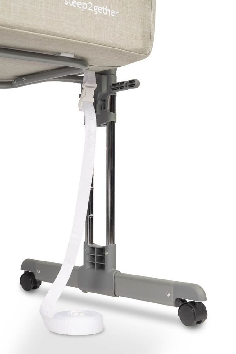 Caretero, Sleep2gether, łóżeczko dostawne, grey