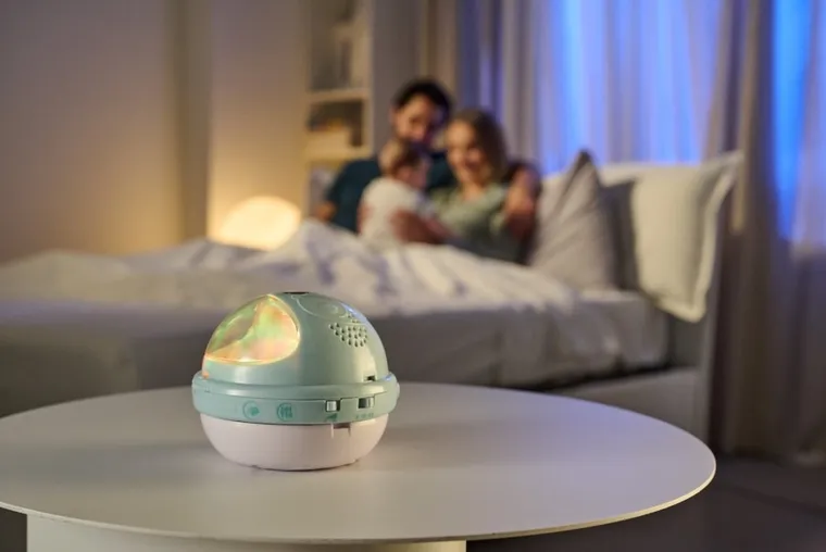 Chicco, First Dreams, karuzela do łóżeczka, 3w1, rainbow, niebieska