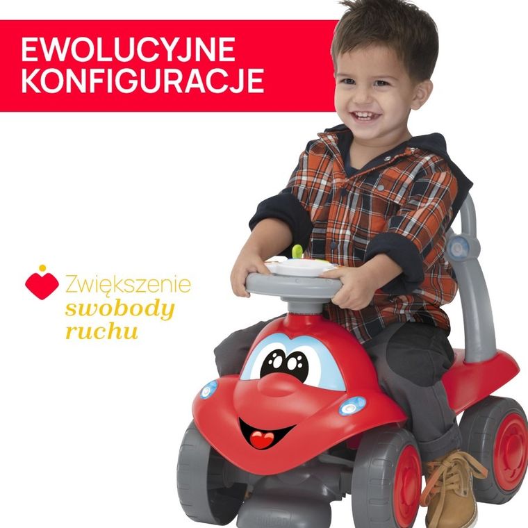 Chicco, Move & Grow, Billy, pchacz i jeździk 2w1