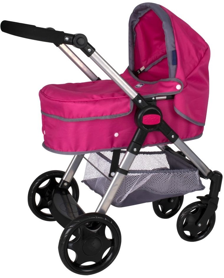 Chicco, wózek dla lalek 11w1, różowy