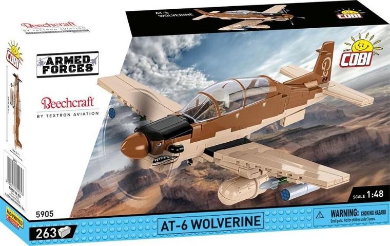 Cobi, Armed Forces, Beechcraft AT-6 Wolverine, klocki, 263 elementy