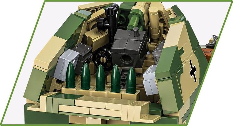 Cobi, Historical Collection WWII, SD.KFZ.124 Wespe, klocki, 860 elementów