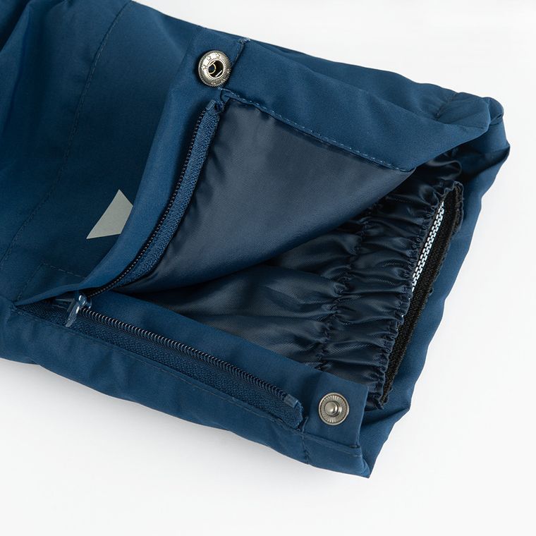 Cool Club, Dwuczęściowy kombinezon narciarski chłopięcy, ocieplany, granatowy