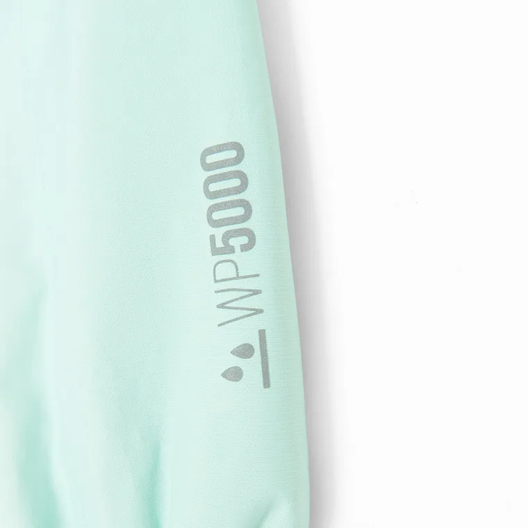 Cool Club, Przeciwdeszczowa kurtka dziewczęca z kapturem, turkusowa