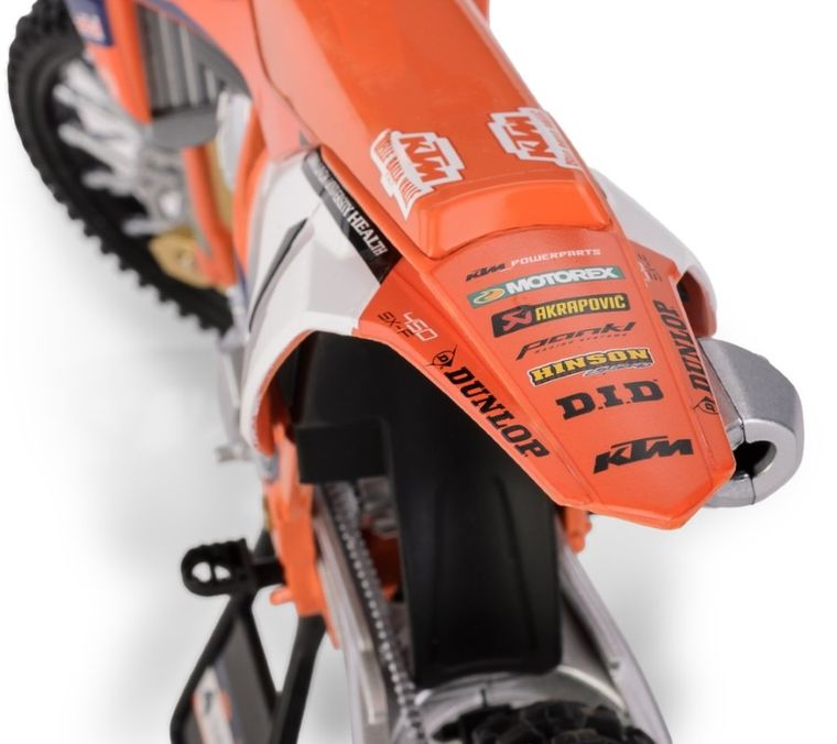 Daffi, Red Bull KTM 450 SX-F No.1 Rider: Chase Sexton 2024, motocykl, model metalowy, 1:6