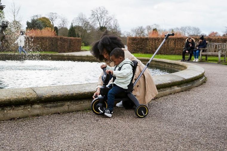 Doona, Liki S5, rowerek trójkołowy, składany, nitro black
