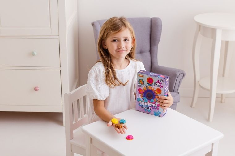 Dumel, Squishy, Kwiaty, zestaw kreatywny