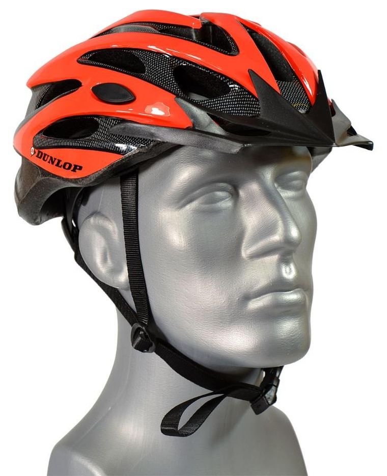 Dunlop, kask rowerowy regulowany, mtb red, rozmiar S 53-55 cm