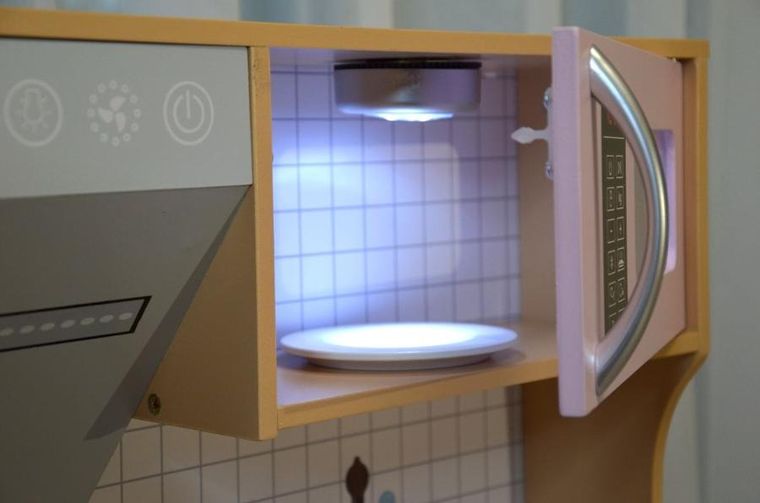 Enero, kuchnia drewniana, lampka LED, wooden, 87-30-83.5 cm