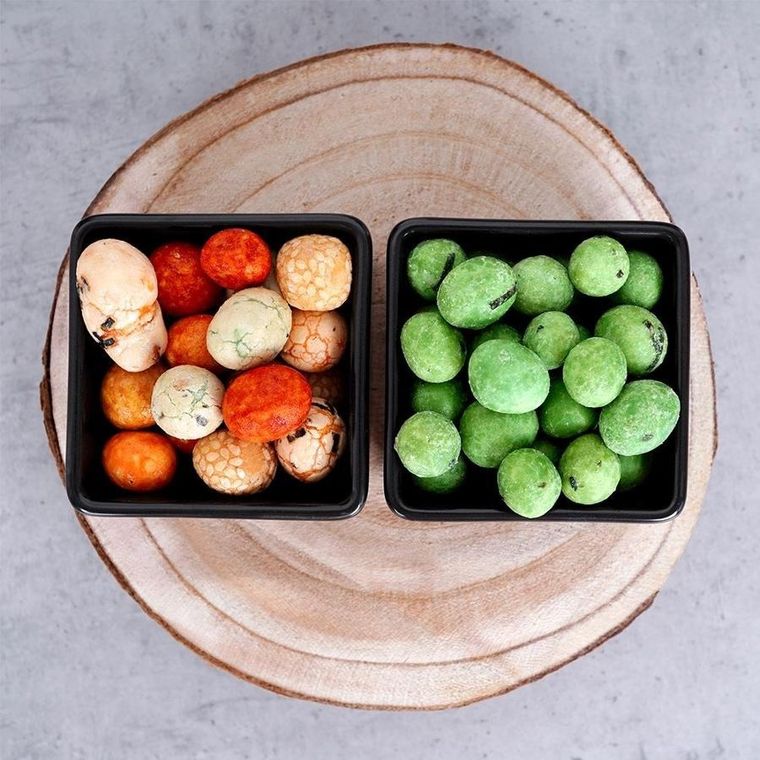 Excellent Houseware, miski na przekąski, kwadratowe, 2 szt.