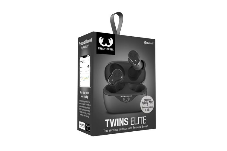 Fresh 'N Rebel, słuchawki, true wireless, Twins Elite, Storm Grey
