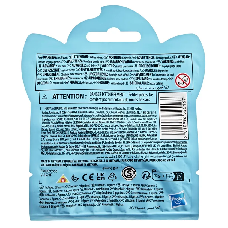 Furby Mini, 2-pak figurek, torebka niespodzianka, 1 szt.