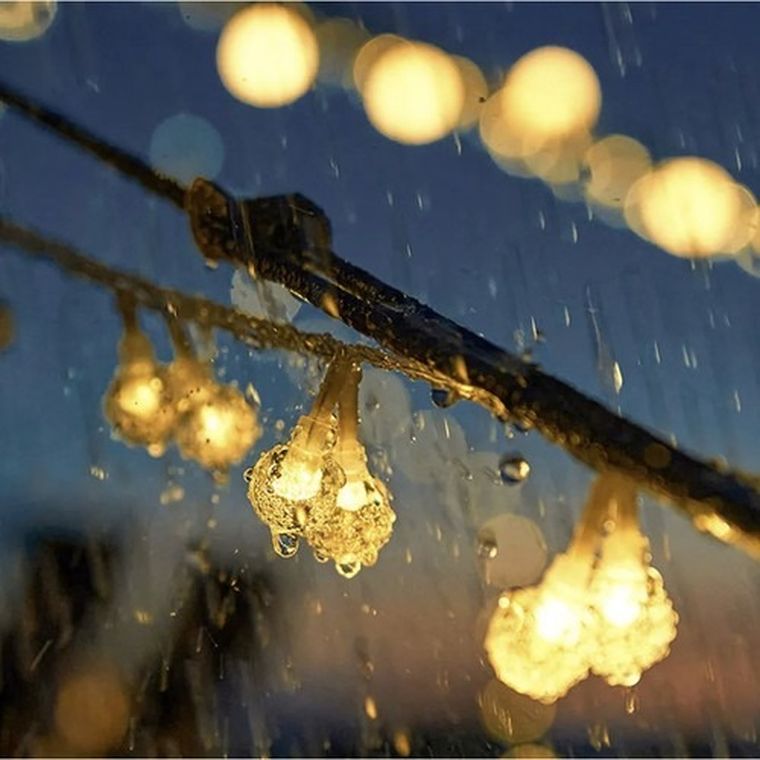 Gardlov, girlanda solarna, 12 m