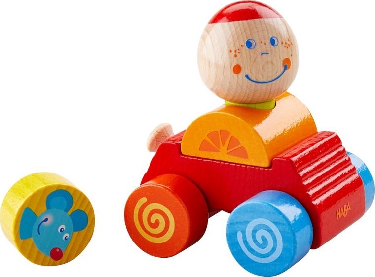 Haba, Ben, Auto odkrywców, pojazd drewniany