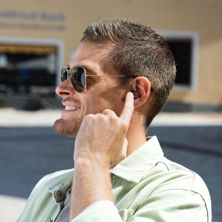 Hama, słuchawki bezprzewodowe, Spirit Unchained enc dokanałowe, czerwone