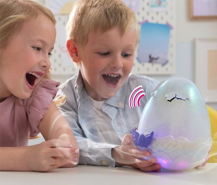 Hatchimals, Mystery Hatch, Draggle, smok, maskotka interaktywna w jajku