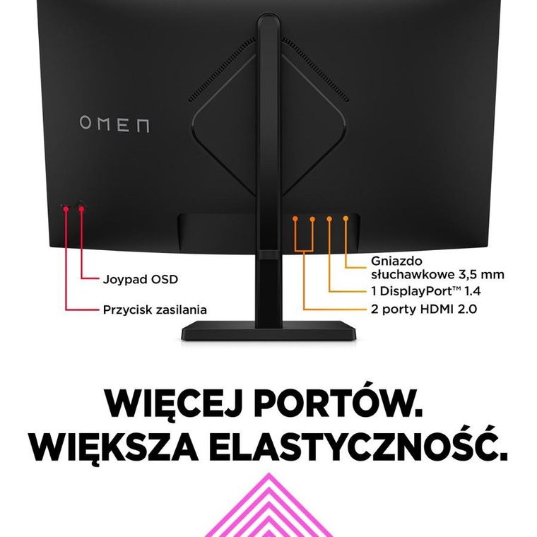 HP, OMEN 32c, monitor QHD, 32", 165Hz