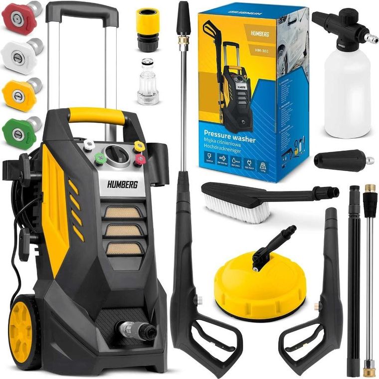 Humberg, myjka ciśnieniowa ze zwijakiem, 2500W, HM-302