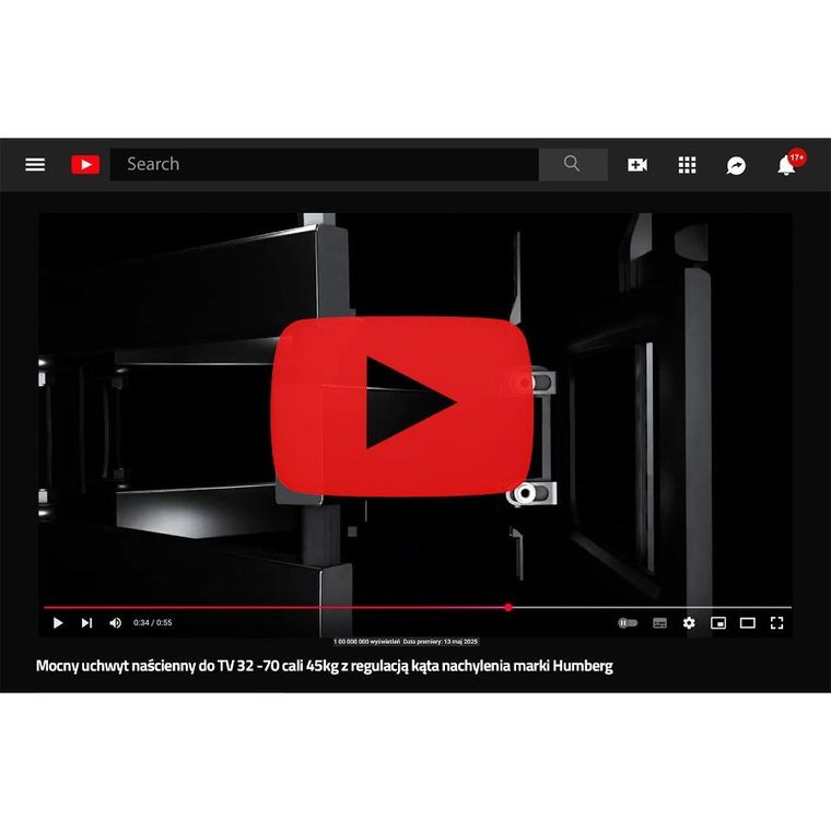 Humberg, uchwyt do telewizora, 32-70 cali, 45 kg