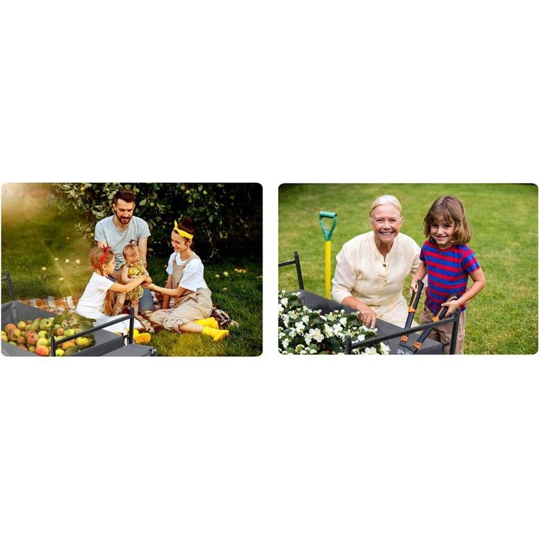 Humberg, wózek transportowy, składany, 80l