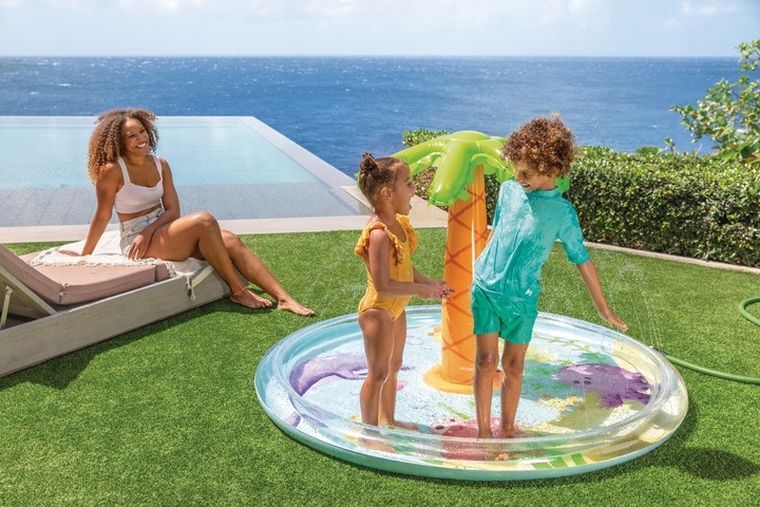 Intex, basen dmuchany, wyspa z palmą, 104-173 cm