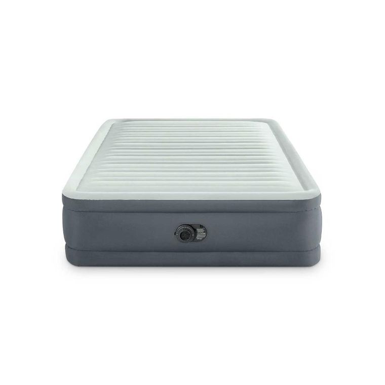 Intex, materac dmuchany z wbudowaną pompką elektryczną, 203-152-46 cm