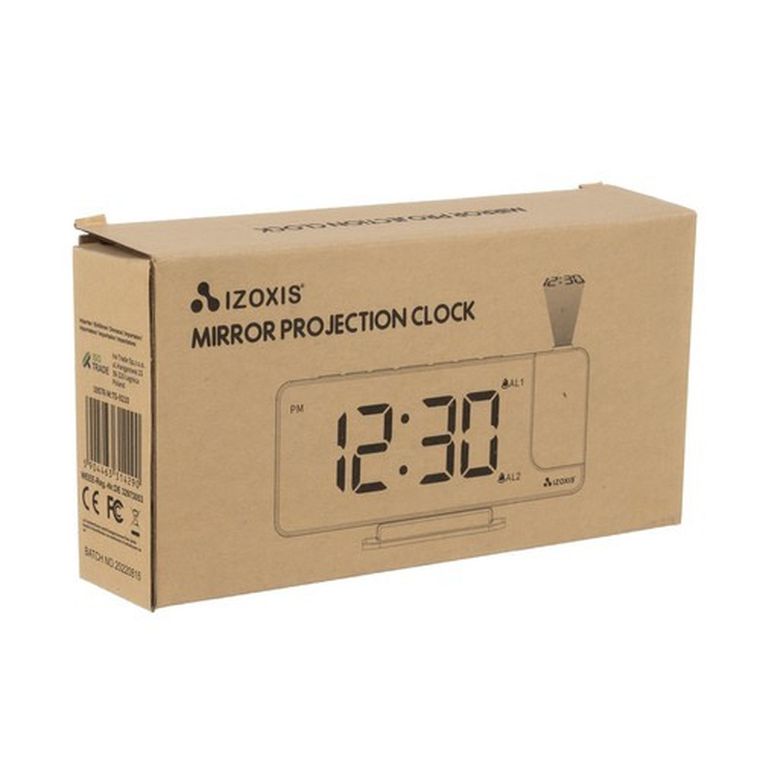 Izoxis, budzik-zegar LED z projektorem