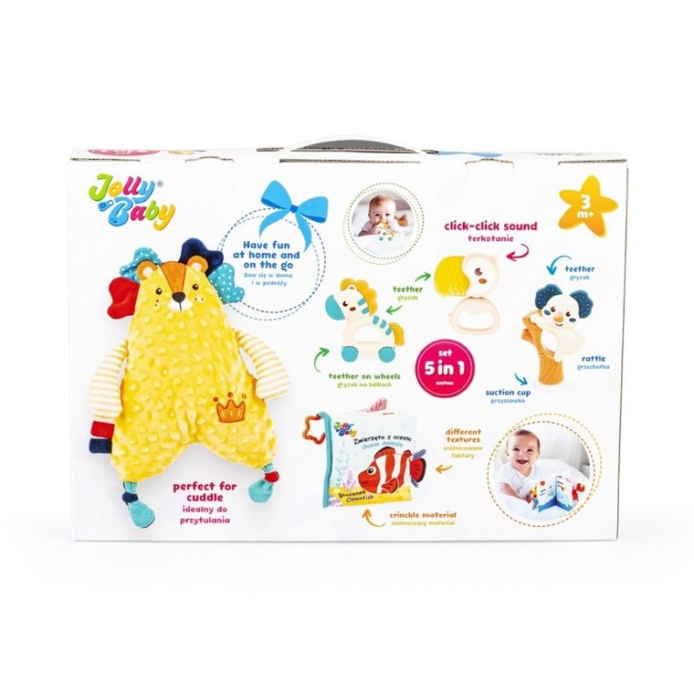 JollyBaby, Zwierzaki, zestaw prezentowy dla niemowlaka