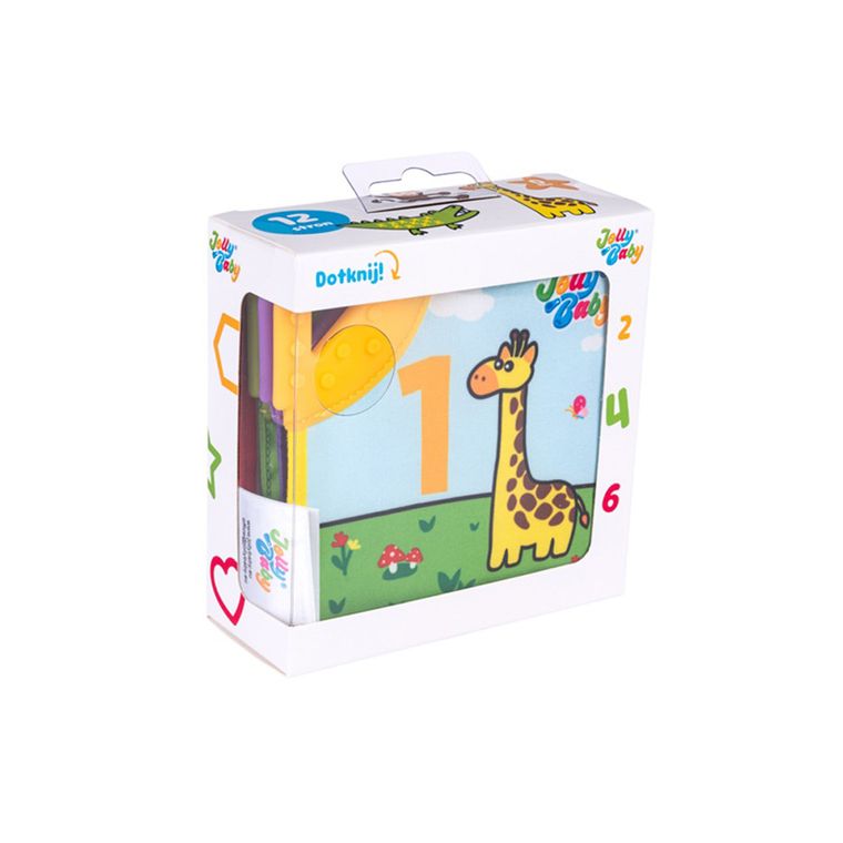 JollyBaby, Zwierzęta, książeczka z gryzakiem