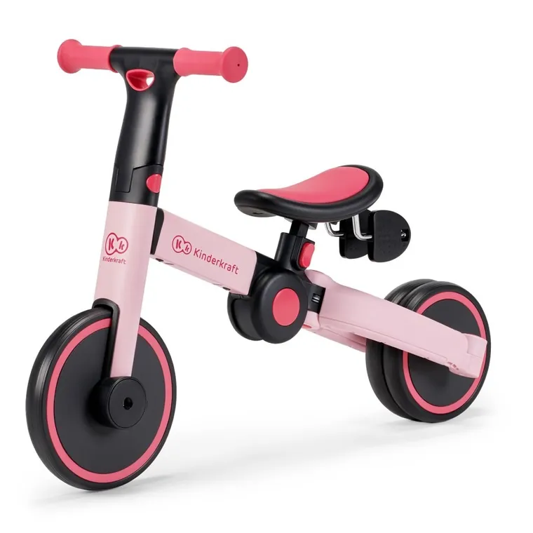 Kinderkraft, 4Trike, rowerek trójkołowy, Candy Pink
