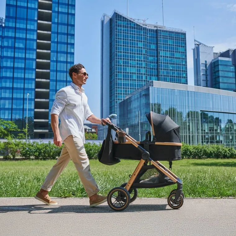 Kinderkraft, Esme Pro, wózek wielofunkcyjny, 3w1, Moonlight Grey