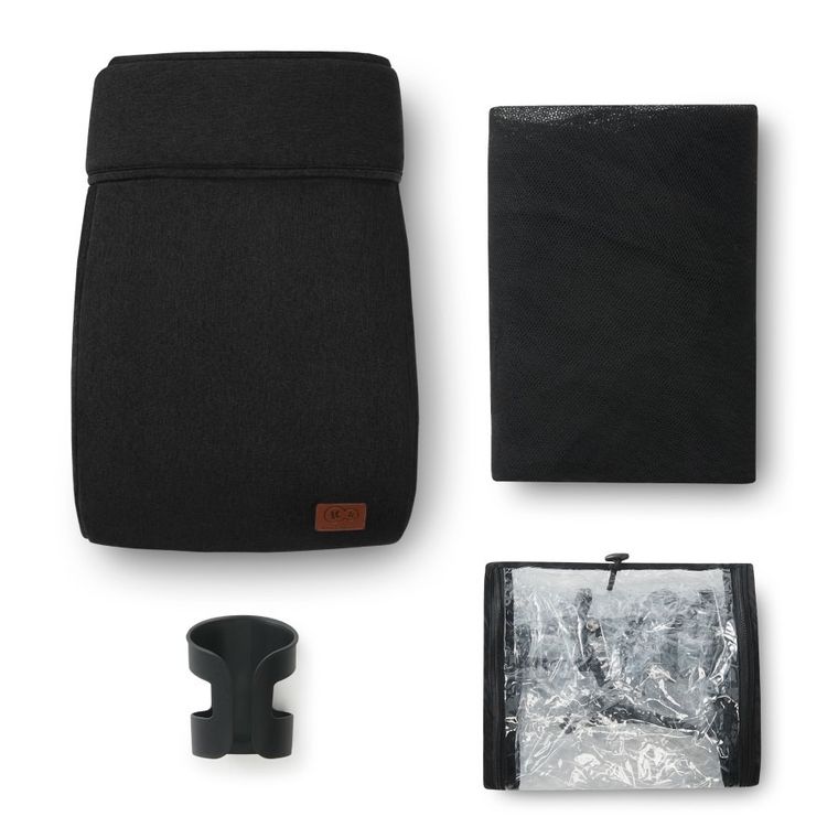 Kinderkraft, Evolution Cocoon, wózek wielofunkcyjny 2w1, Midnight Green