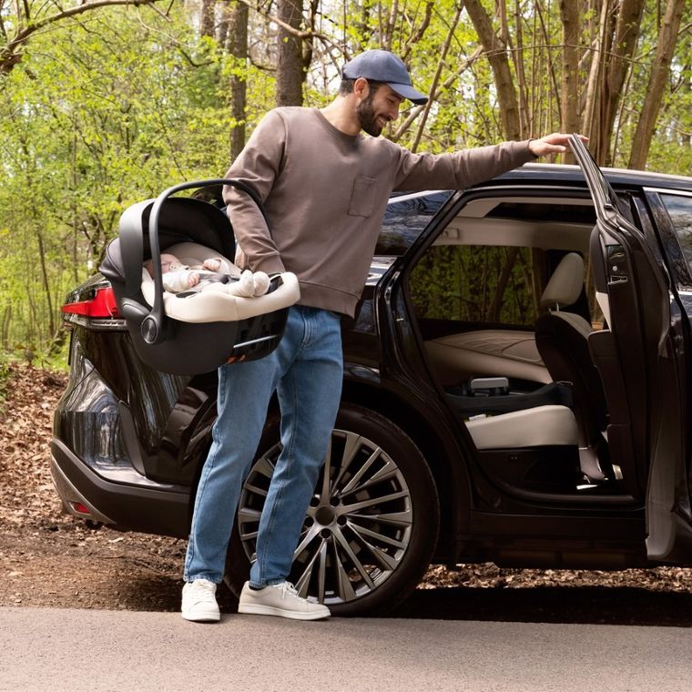 Kinderkraft, I-Lite, fotelik samochodowy, nosidełko, Graphite Black, 40-86 cm