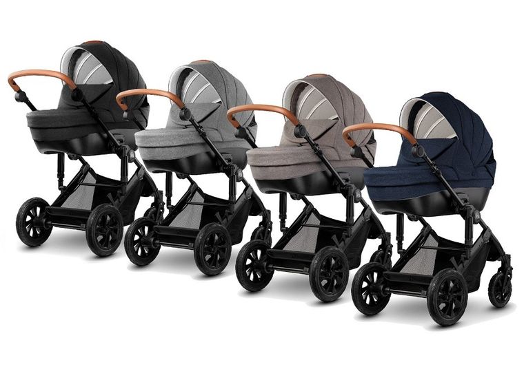Kinderkraft, Prime, wózek wielofunkcyjny 3w1, Deep Navy