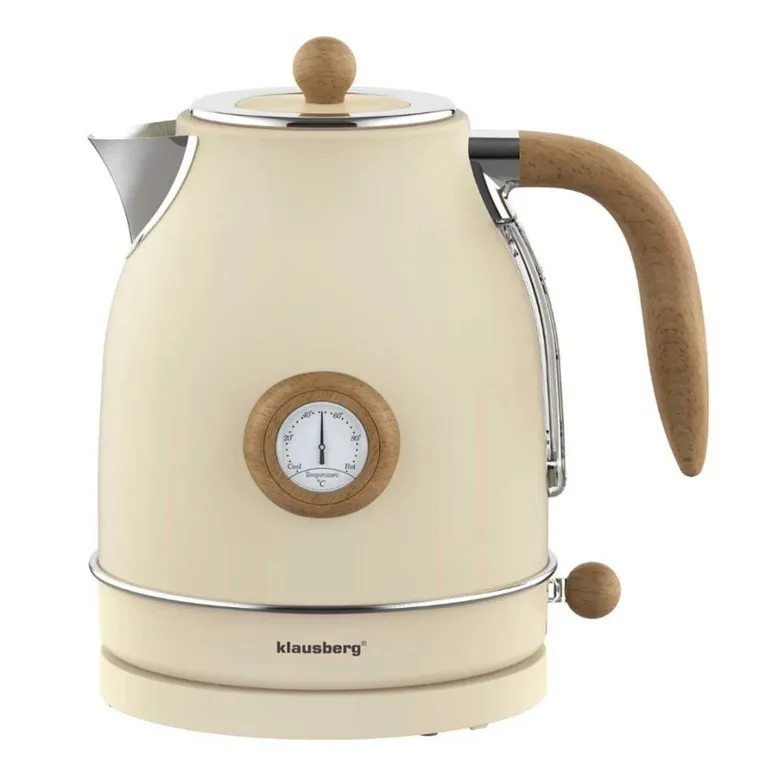 Klausberg, Retro, czajnik elektryczny, z termometrem, 1,7l, kb-9006