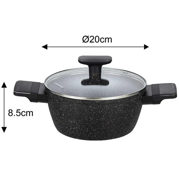 Klausberg, zestaw garnków marmurkowych, 12 elementów