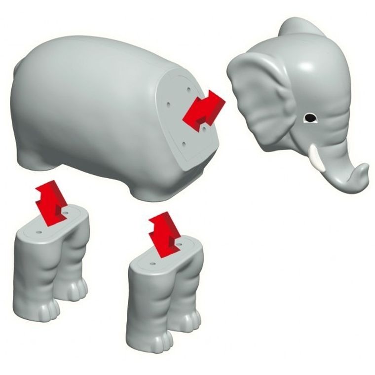 Klein, malblo magnetic, zwierzęta dżungli