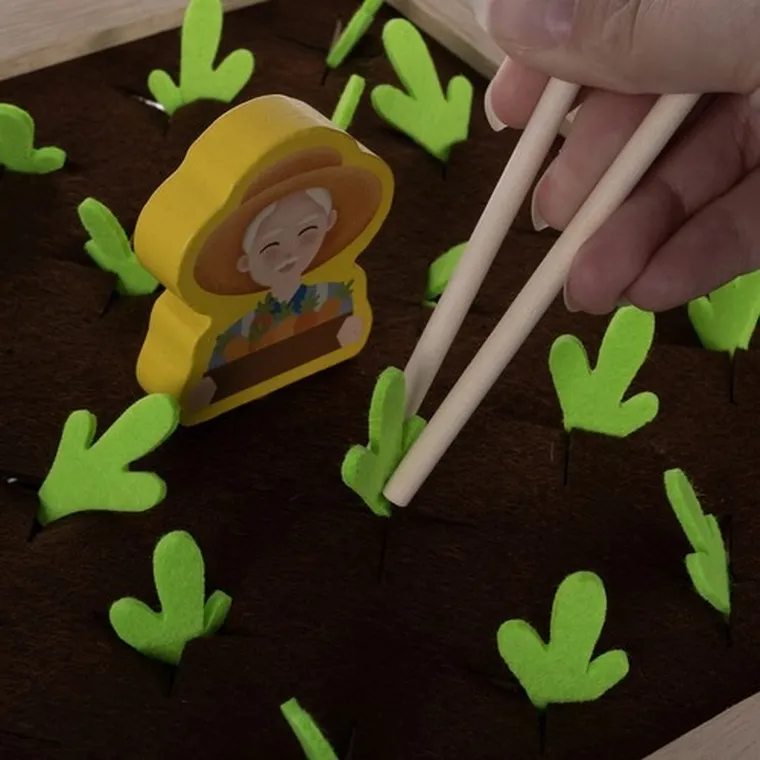 Kruzzel, farma, układanka drewniana