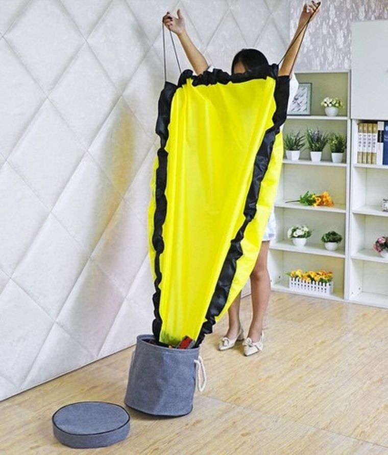 Kruzzel, kosz na zabawki z matą