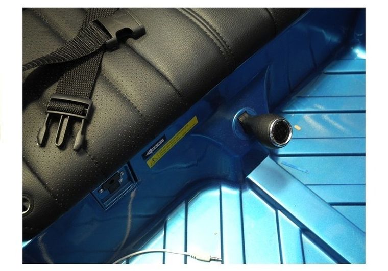 Lean Cars, BMW X6M, pojazd na akumulator, niebieski lakierowany