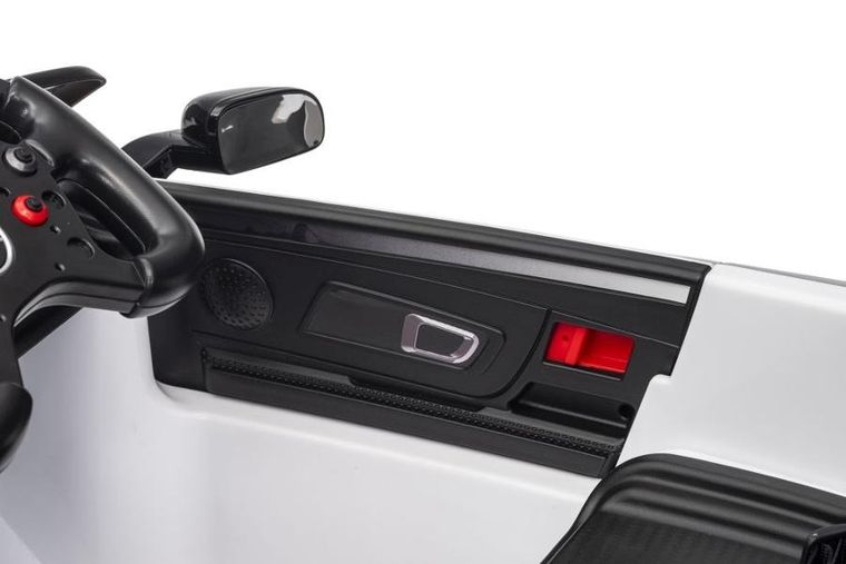 Lean Cars, Mercedes AMG GT3, pojazd na akumulator, biały