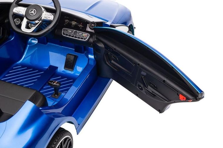 Lean Cars, Mercedes CLA 45S AMG, pojazd na akumulator 4-4, niebieski lakierowany