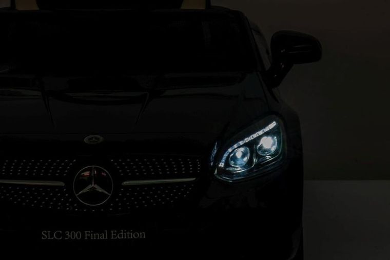 Lean Cars, Mercedes SLC 300, pojazd na akumulator, czarny