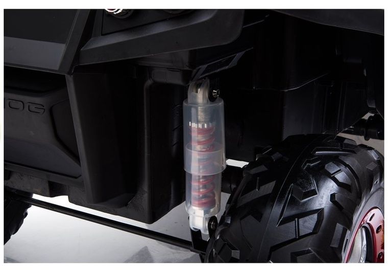 Lean Cars, Mercedes Unimog 4-4, pojazd na akumulator, czarny