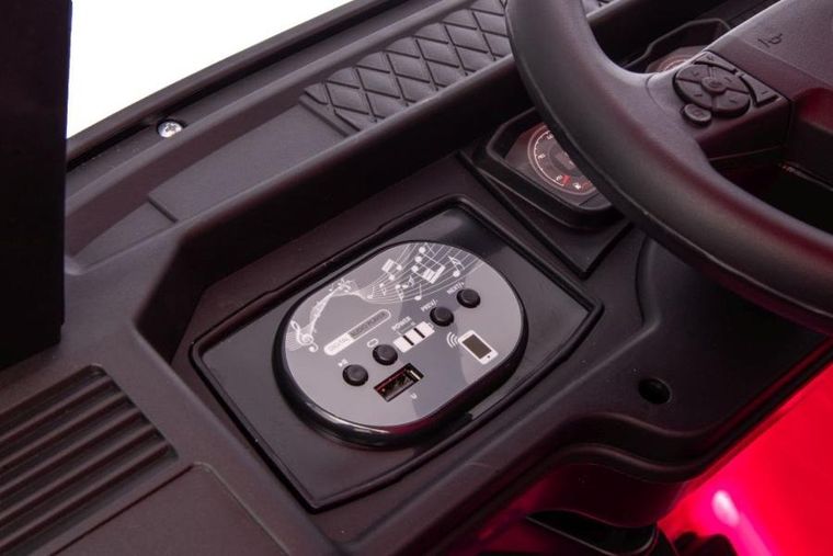 Lean Cars, Scania 500R, pojazd na akumulator, tir, HL698 4-4, różowy